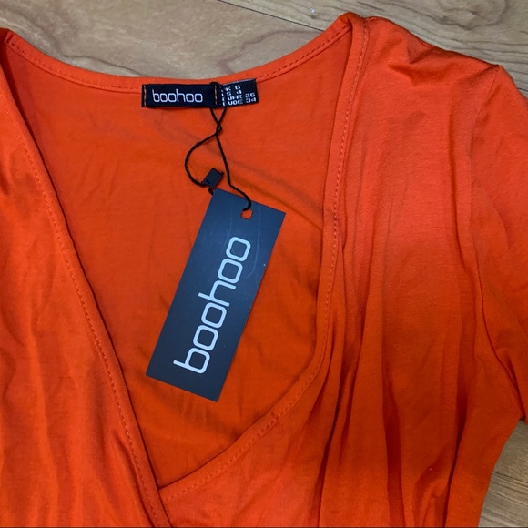 BOOHOO WRAP DRESS - Picture 2 of 3